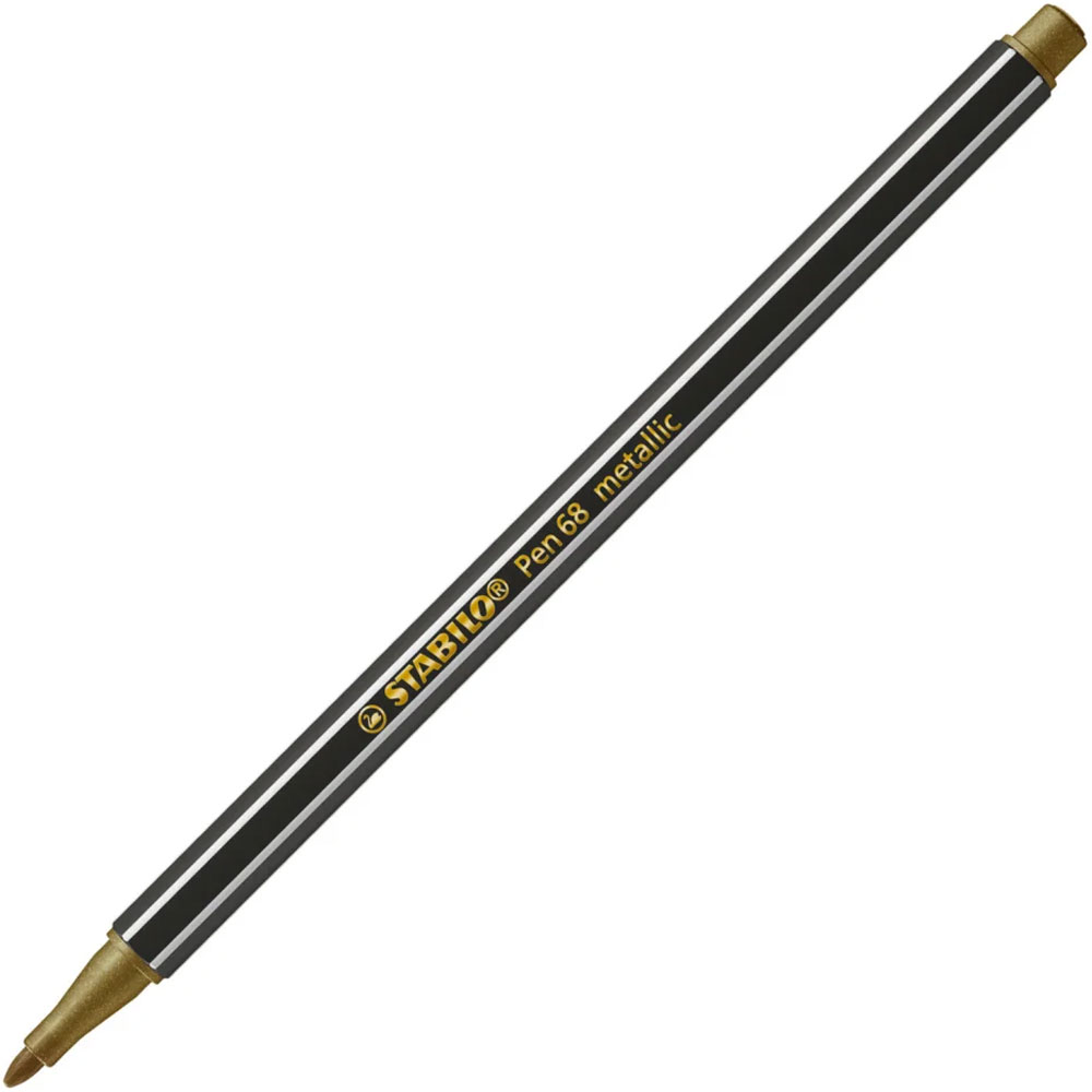 Stabilo Pen 68/810 Χρυσός Metallic Μαρκαδόρος 1.4mm 